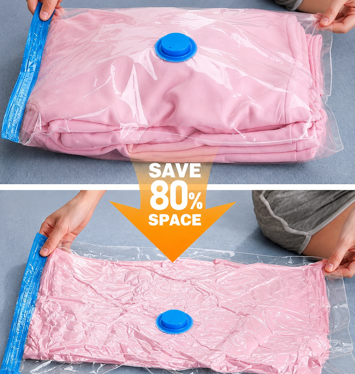 11-Piece Vacuum Storage Bag Set with Hand Pump