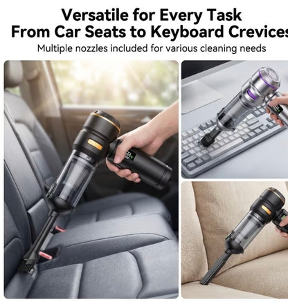 Car Vacuum Cleaner Cordless,24 000PA High Power Mini Vacuum Cleaner